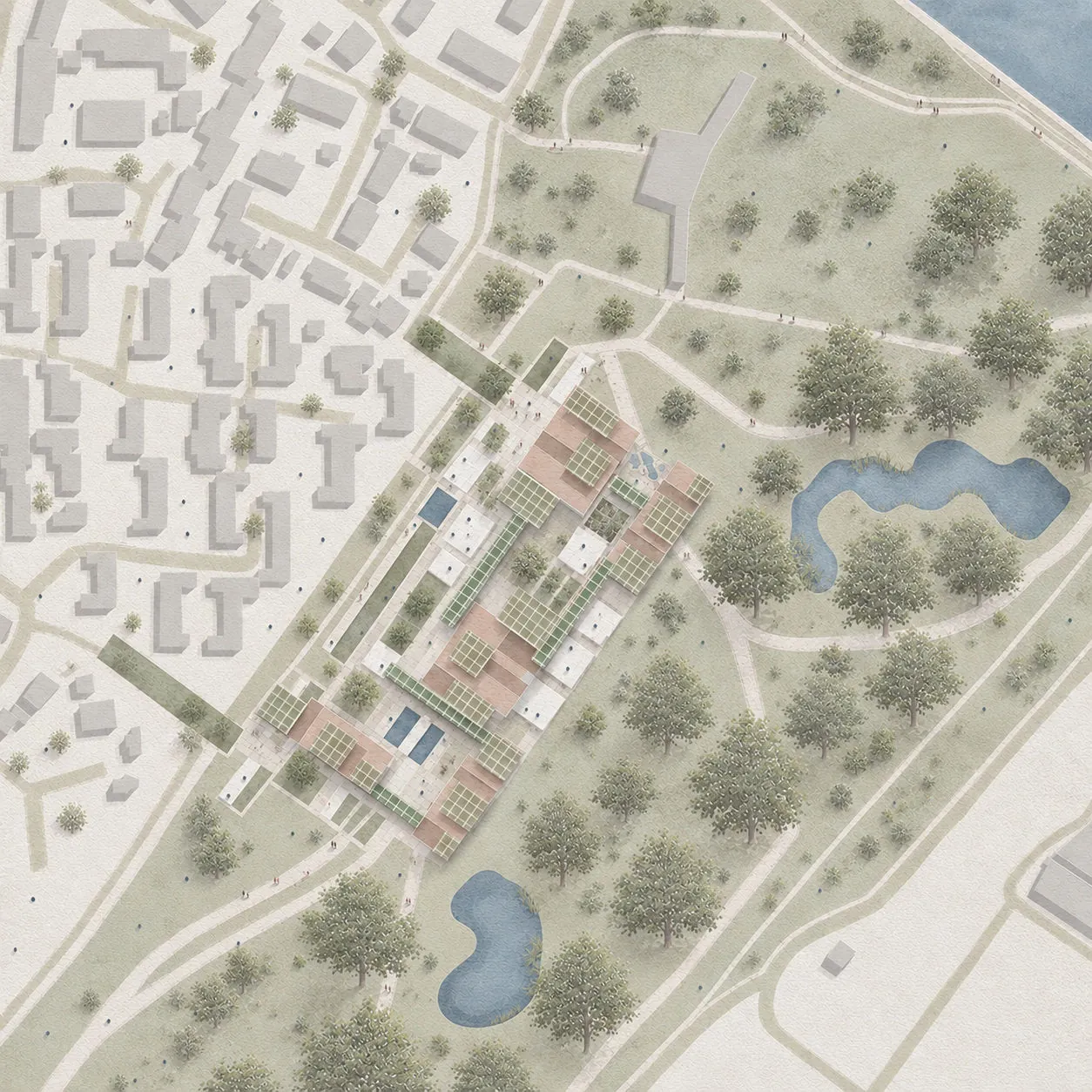 Site plan of The Health Sanctuary.